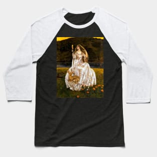 The Damsel of the Lake, Called Nimue the Enchantress - Frank Cadogan Cowper Baseball T-Shirt